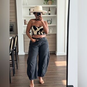 Free People high rise Horshoe jeans